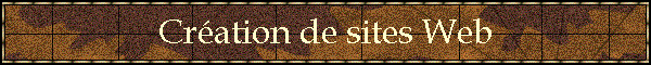 Cration de sites Web